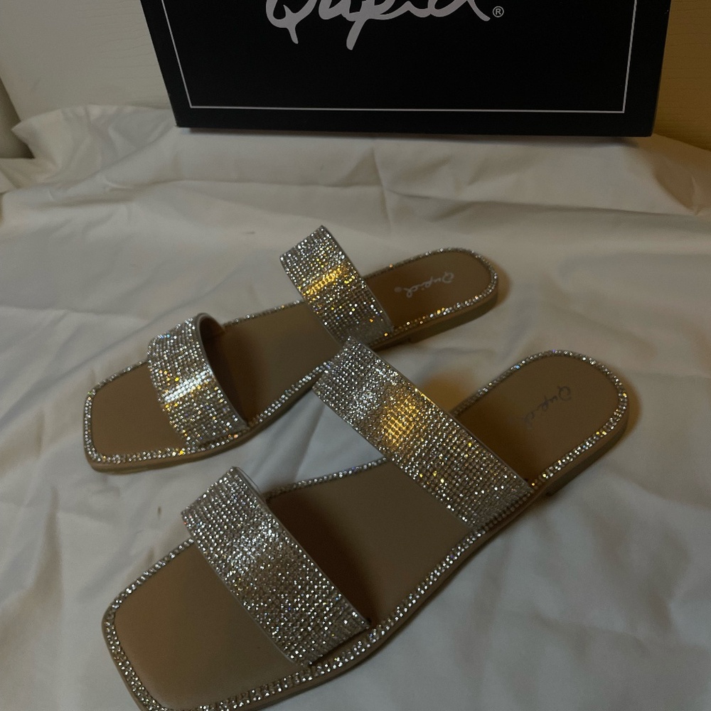 Rhinestone sandals